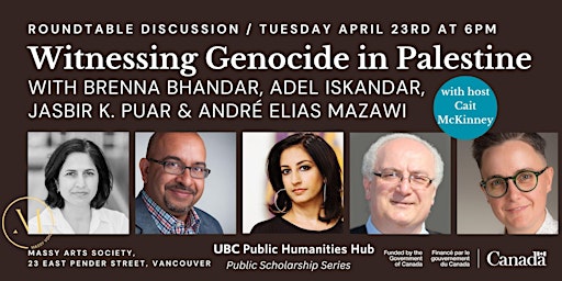 Roundtable Discussion: Witnessing Genocide in Palestine primary image