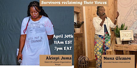 An Empowering Voice: Be Inspired +Survivors Reclaiming their Voices.