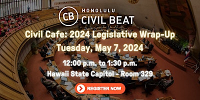 Imagem principal do evento Civil Cafe:  2024 Legislative Wrap-Up
