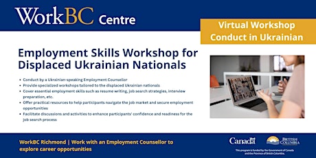 Employment Skills Workshop for Displaced Ukrainian Nationals