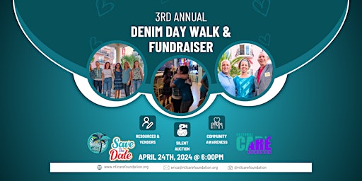 Immagine principale di 3rd Annual Denim Day Walk & Fundraiser 