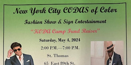 CODAS OF COLOR FASHION SHOW & SIGN ENTERTAINMENT FUNDRAISER FOR KIDS!