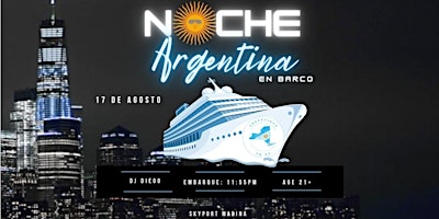 Hauptbild für Noche Argentina en Barco 2024
