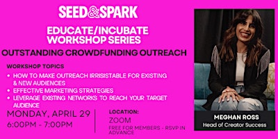 Immagine principale di WIF-PDX Presents: Outstanding Crowdfunding Outreach with Seed & Spark 