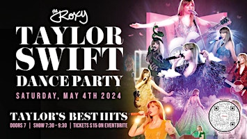 Primaire afbeelding van TAYLOR SWIFT DANCE PARTY AT THE ROXY