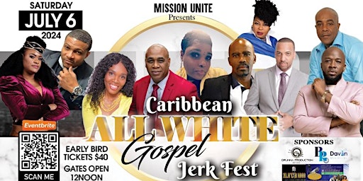 Primaire afbeelding van ALL WHITE GOSPEL JERK FEST