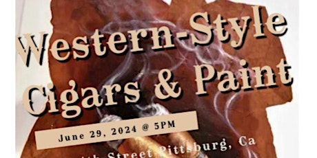 Western-Style Cigars & Paint Party