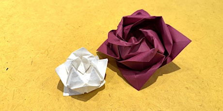 Free Fold Origami Saturday -  SPECIAL CLASS- the Kawasaki Rose!