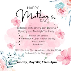 Mother's Day Mommy and Me High Tea Party