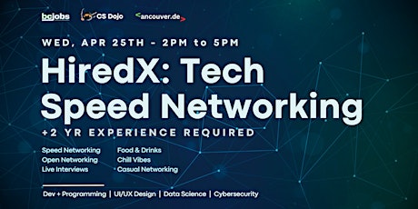 #HiredX Tech  Speed Networking (Candidates)