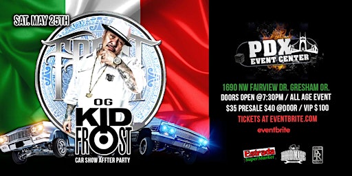 Primaire afbeelding van Kid Frost car show after party