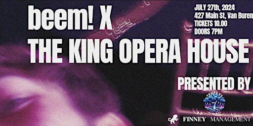 beem! x THE KING OPERA HOUSE primary image