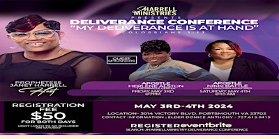 JHarrell Ministry Deliverance Conference primary image