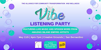 Imagem principal do evento VIBE Listening Party