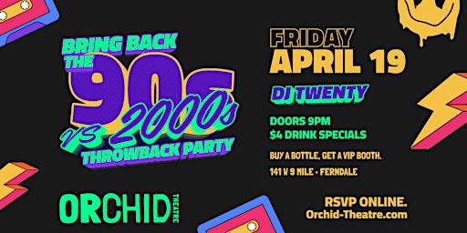 Hauptbild für 90's VS 2000's Throwback Night