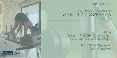Imagem principal do evento Anka Pilates x Saje