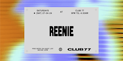 Imagen principal de Club 77: Reenie