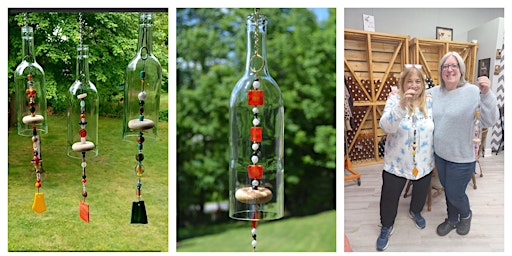 Immagine principale di Wine Bottle Windchime Workshop - Girl Gang Group by Invitation ONLY 