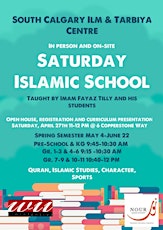 Registration:  Saturday Islamic School @ Copperfield Ilm & Tarbiya Centre