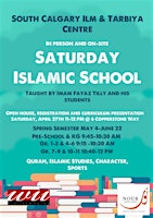 Registration:  Saturday Islamic School @ Copperfield Ilm & Tarbiya Centre