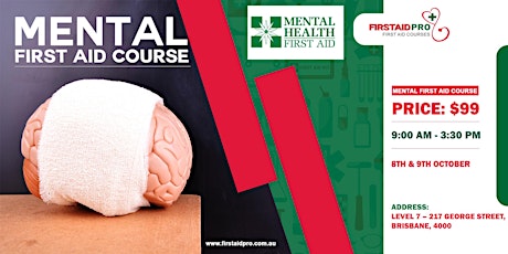 Mental Health First Aid (2 Day Course) - Brisbane primary image