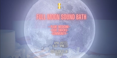 Imagem principal do evento Sound Bath Meditation + Plant Medicine | Toronto