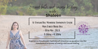 Sound bath and energy healing primary image