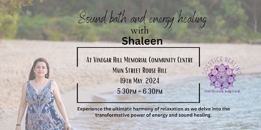 Imagen principal de Sound bath and energy healing