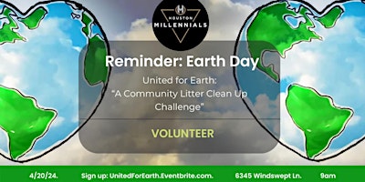 Image principale de United for Earth: A 4/20 Community Litter Clean Up Challenge