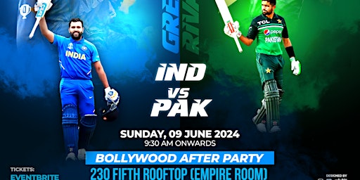 NYC T20 WORLD CUP- INDIA VS PAKISTAN WATCH PARTY ON BIG SCREEN @230 FIFTH primary image