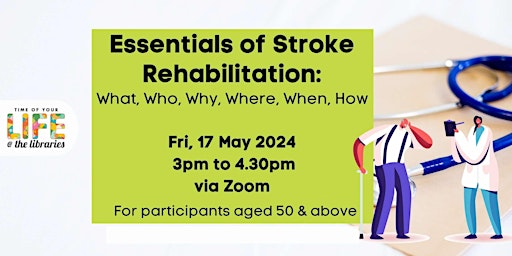 Primaire afbeelding van Essentials of Stroke Rehabilitation: What, Who, Why, Where, When, How