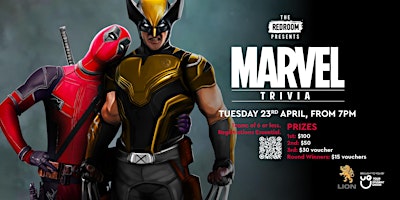 Imagem principal do evento Marvel Trivia