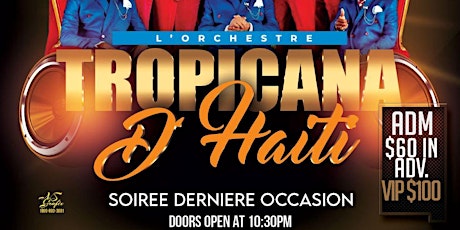 TROPICANA D'HAITI- DERNIER OCCASION