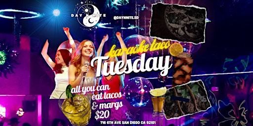 Karaoke Taco Tuesday Bottomless specials  primärbild