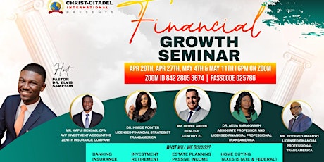 Virtual Financial Growth Seminar