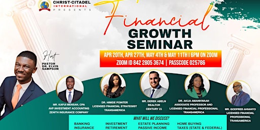 Image principale de Virtual Financial Growth Seminar