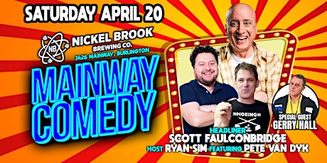 Nickel Brook Brewing Co. presents Mainway Comedy with Scott Faulconbridge