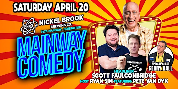 Nickel Brook Brewing Co. presents Mainway Comedy with Scott Faulconbridge