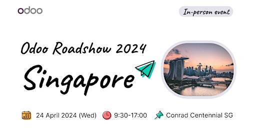 Imagem principal de Odoo Roadshow - Singapore