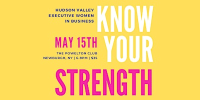 Primaire afbeelding van Hudson Valley Executive Women in Business May Mixer