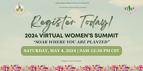 Virtual Women’s Summit: SOAR Where You Are Planted