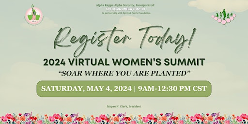 Image principale de Virtual Women’s Summit: SOAR Where You Are Planted