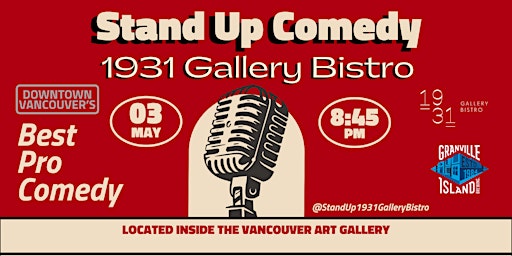 Image principale de Stand Up Comedy: 1931 Gallery Bistro