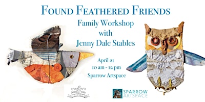 Primaire afbeelding van Found Feathered Friends: Bird Puppet Family Workshop w/ Jenny Dale Stables