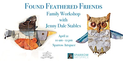 Immagine principale di Found Feathered Friends: Bird Puppet Family Workshop w/ Jenny Dale Stables 