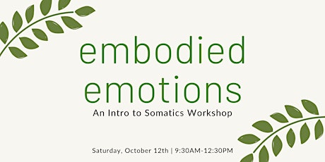 Embodied Emotions: An Intro to Somatics Workshop primary image
