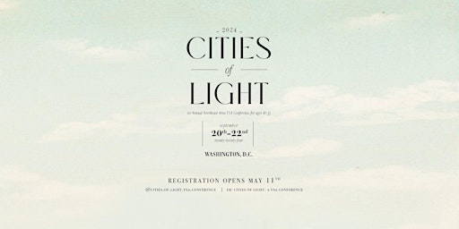 Imagem principal de Cities of Light 2024 - A North American Northeast Area YSA Conference