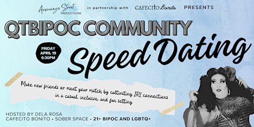 Immagine principale di QTBIPOC Community Speed Dating 