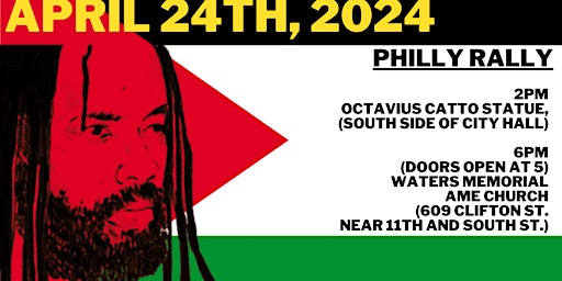 Primaire afbeelding van NY Get on the Bus:  Mumia Abu-Jamal's 70th Birthday in  Philadelphia