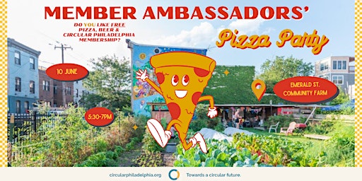 Imagen principal de Member Ambassadors' Training + Pizza Party